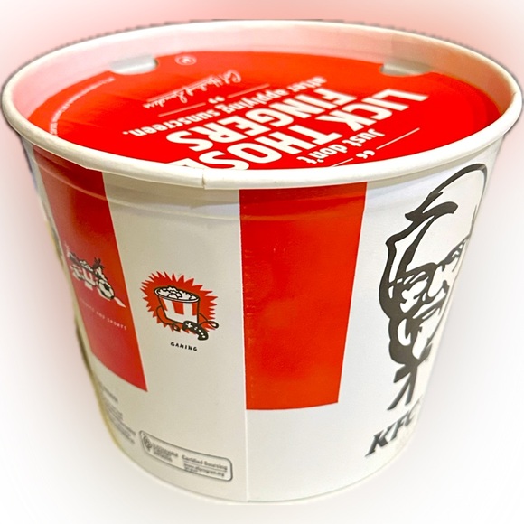 2015 KFC KENTUCKY FRIED CHICKEN BUCKET LID COLONEL SANDERS 5.5x7.25” COLLECTIBLE - Picture 3 of 12